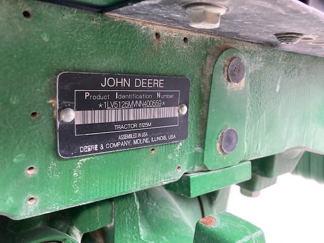 2022 John Deere 5125M