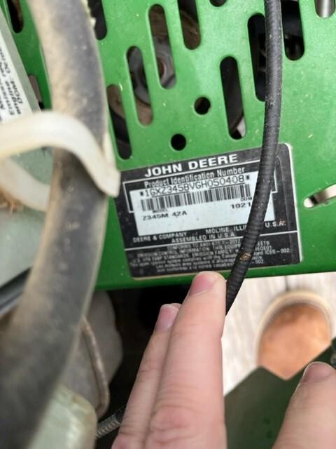 2017 John Deere Z345M