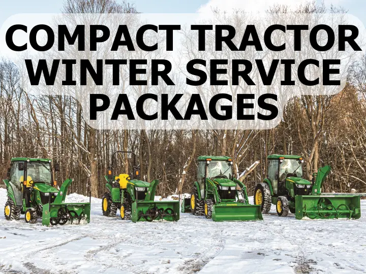 Compact Utility Tractor Service Packages